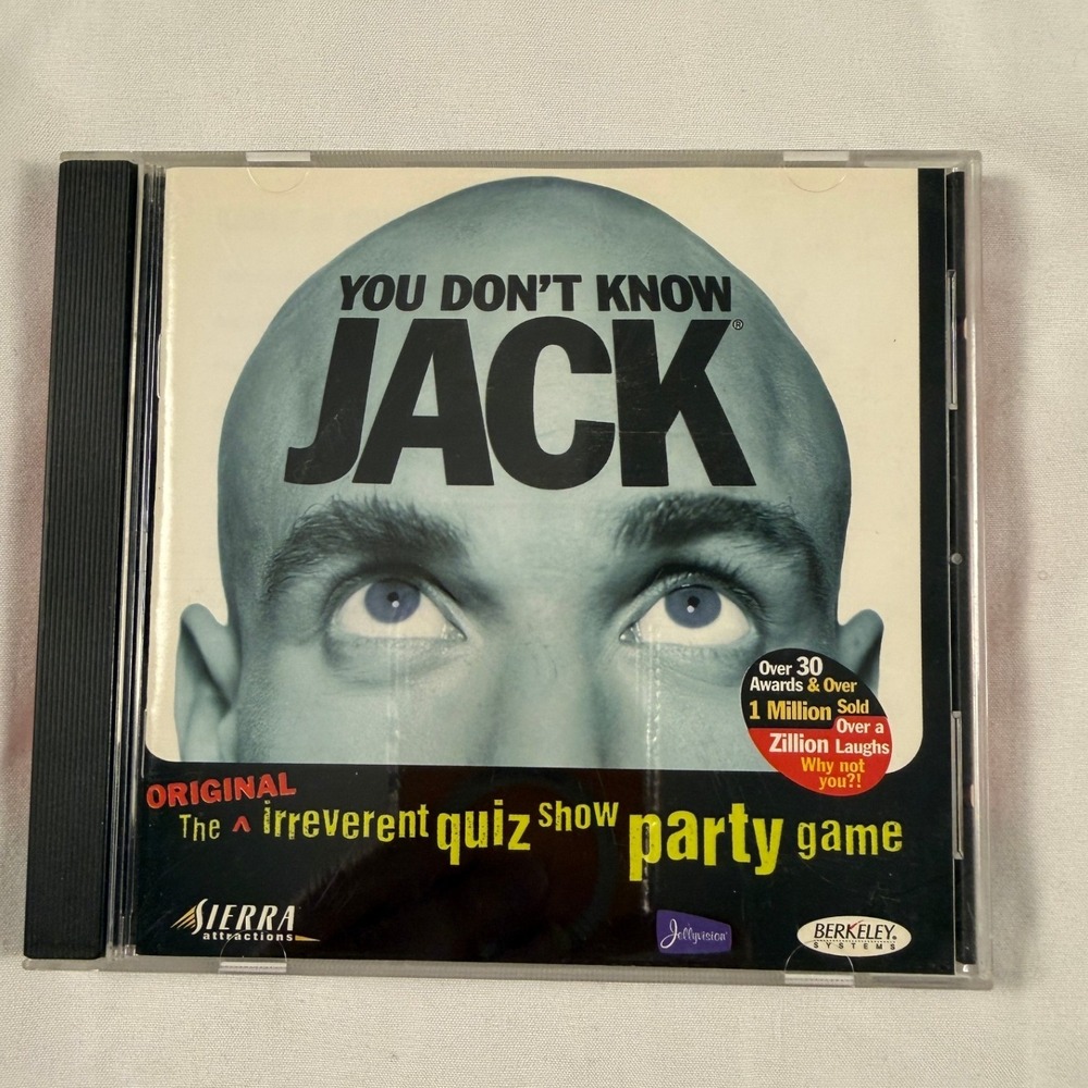 You Don't Know Jack‎ Original Irreverent Quiz Show PC Mac CD-ROM 1995 Berkeley